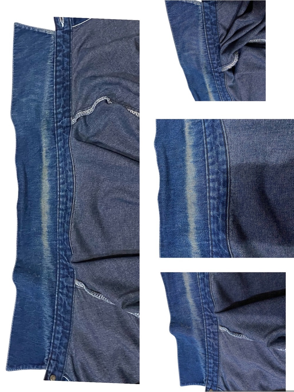 Vintage Pointer Denim Chore Coat Barn Jacket 4X 5X USA Workwear Streetwear - Picture 5 of 14